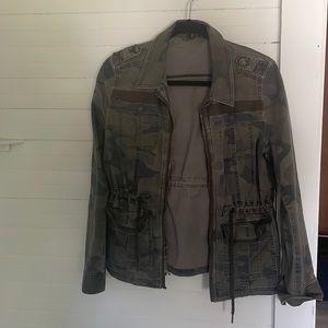 Camouflage light jacket moto from express